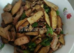 豆腐干炒肉片