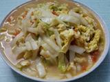 番茄鸡蛋炒白菜