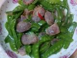 香肠荷兰豆