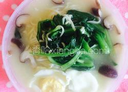 青菜鸡蛋面