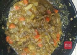 菜鸟咖喱牛肉饭(首次尝试)的做法图解3