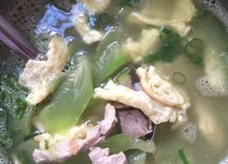 鸡蛋花水瓜汤