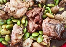 毛豆炒鸡块