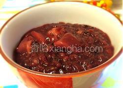 菱角红豆粥