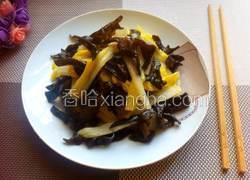 白菜炒黑木耳