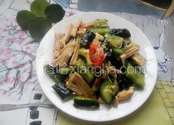 凉拌黄瓜腐竹