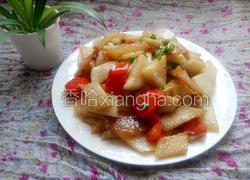咸肉炒罗卜
