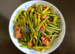 蒜苔炒肉