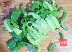 虾皮炒小莴瓜的做法图解3
