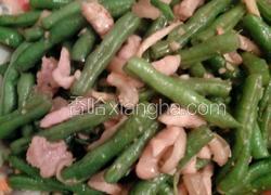 蒜香肉丝豇豆