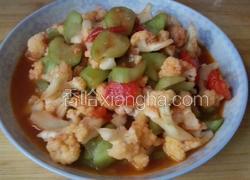 丝瓜炒菜花
