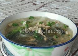 酸菜肉丝粉丝汤