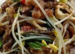 爆炒鱼胶豆芽丝