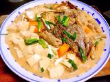 鮸鱼头炖豆腐