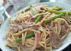 牛肉炒意大利面
