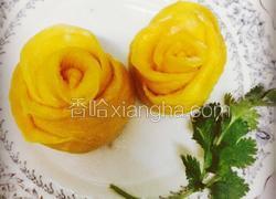 玫瑰花南瓜馒头