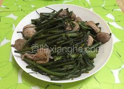 紫菜心炒肉片