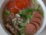 羊肉西红柿汤面