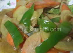土豆片炒大辣椒