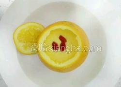 甜橙蒸蛋
