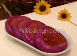 紫薯糯米椰丝饼