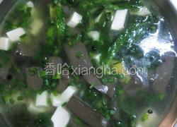 猪血豆腐汤