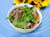 羊肉片氽萝卜