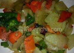 佛手瓜炒青椒