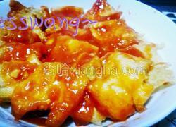 番茄汁浇软炸豆腐