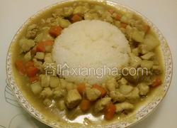 咖喱鸡块饭