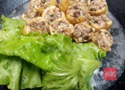 肉酿油豆腐，生菜的做法图解7