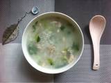 青菜瘦肉粥