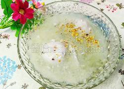 桂花酒酿水潽蛋