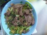 小炒猪舌