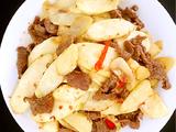 茭白炒牛肉