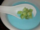 蓝莓地瓜牛奶