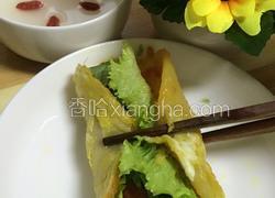 烫面饼。