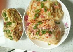 胡萝卜火腿煎饼
