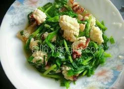 章鱼花炒韭菜