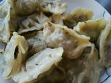 马蹄叶香菇粉丝油渣饺子的做法[图]