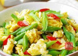 四季豆炒鸡蛋的做法图解8
