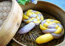南瓜紫薯棒棒糖馒头