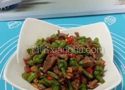 豆角炒鸡胗