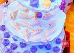 豆沙紫薯玫瑰花汤圆的做法图解9