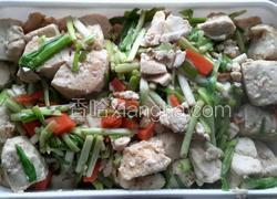 蒜苗炒豆腐