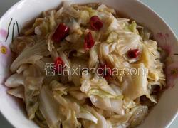 糖醋圆白菜。