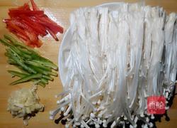凉拌金针菇的做法图解2