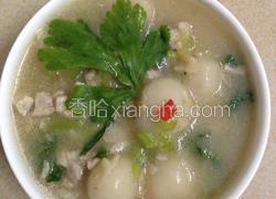 猪肉虾皮汤圆