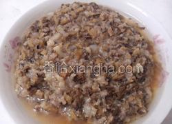 大头菜叶蒸肉饼