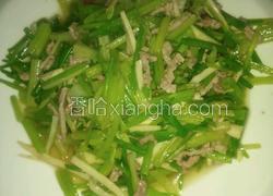 芹菜冬笋丝炒肉丝